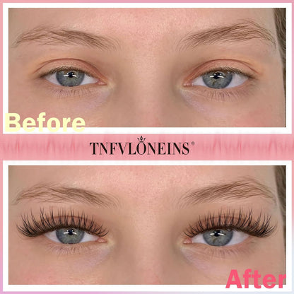 Wispy Lash Clusters Kit Natural Lash Extension Kit 9-12MM Cluster Eyelash Extensions Kit DIY Eyelash Extension Kit Individual Lashes Clusters Eyelash Extension with Lash Remover by